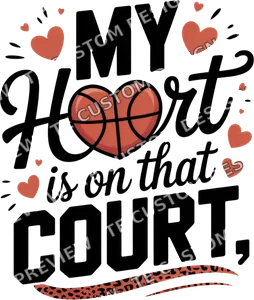 Basketball Mom PNGMy Heart on