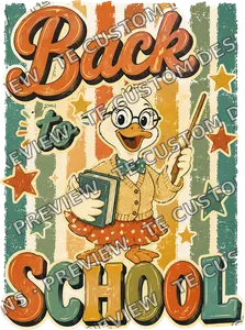 Retro Goose Teacher Cute