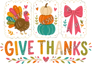Give Thanks Thanksgiving Shirt
