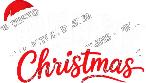 Santa Hat Merry Christmas Shirt