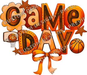 Game Day Coquette Basketball Mom