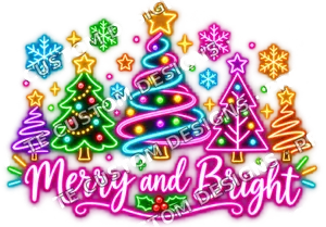 Merry And Bright Christmas Shirt