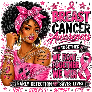 Breast Cancer Awareness Black Woman