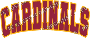 Cardinals curved varsity