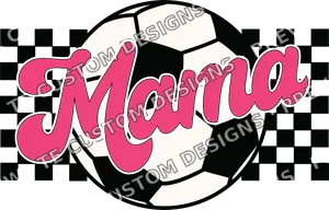 Soccer Mama Checkered Soccer