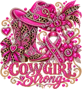 Pink Cowgirl Breast Cancer Awareness