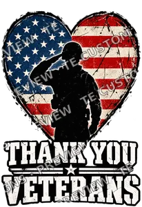Veterans Day Thank You Graphic 1