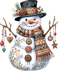 Vintage Snowman