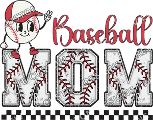Baseball Mom Distressed
