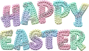 Yarn Crochet Happy Easter