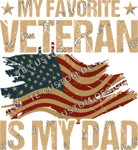 Veteran Dad Patriotic