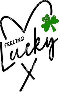 Feeling Lucky Retro St patricks Graphics