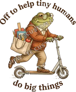 Off to Help Frog Teacher