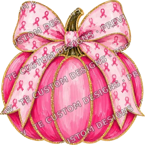 Breast Cancer Pumpkin Breast