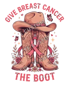Cowboy Boots Breast Cancer Awareness