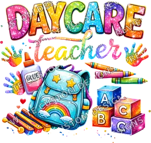 Daycare Teacher Back To School