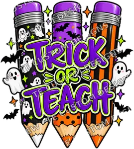 Trick or Teach Halloween Teacher 4