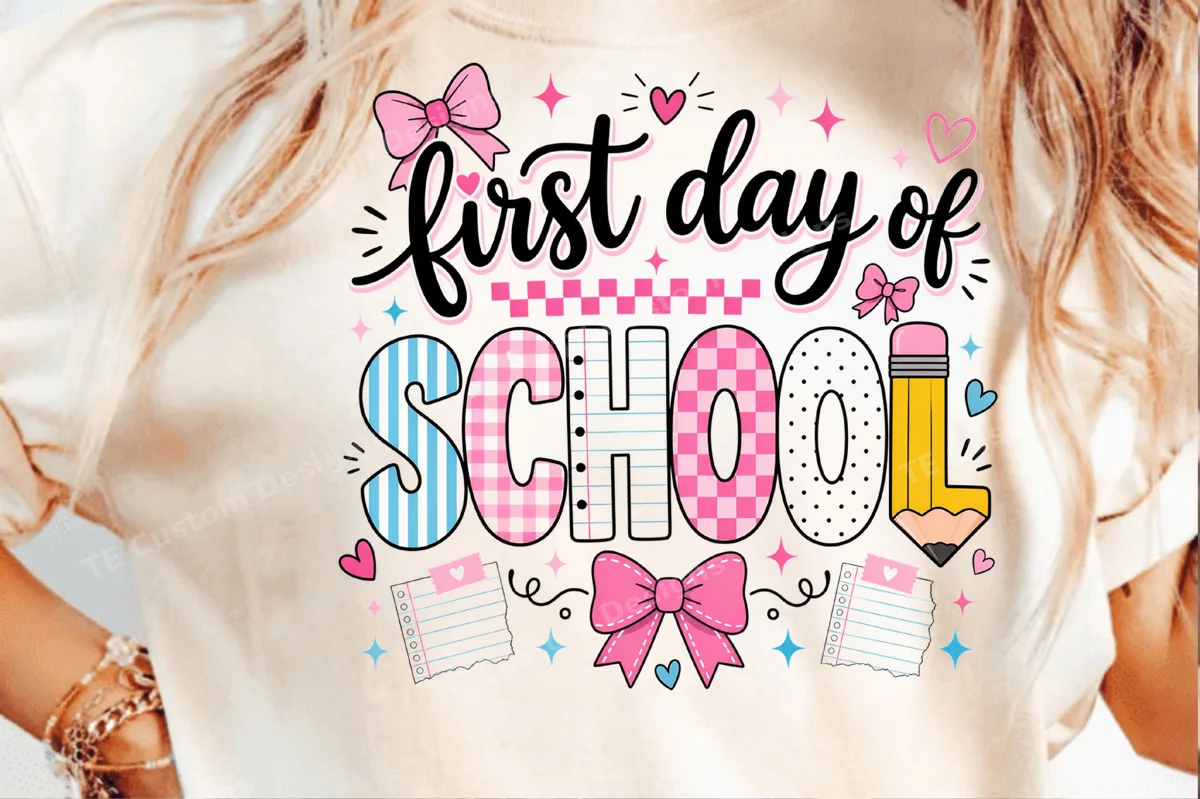 First Day Of School Bows T-shirt