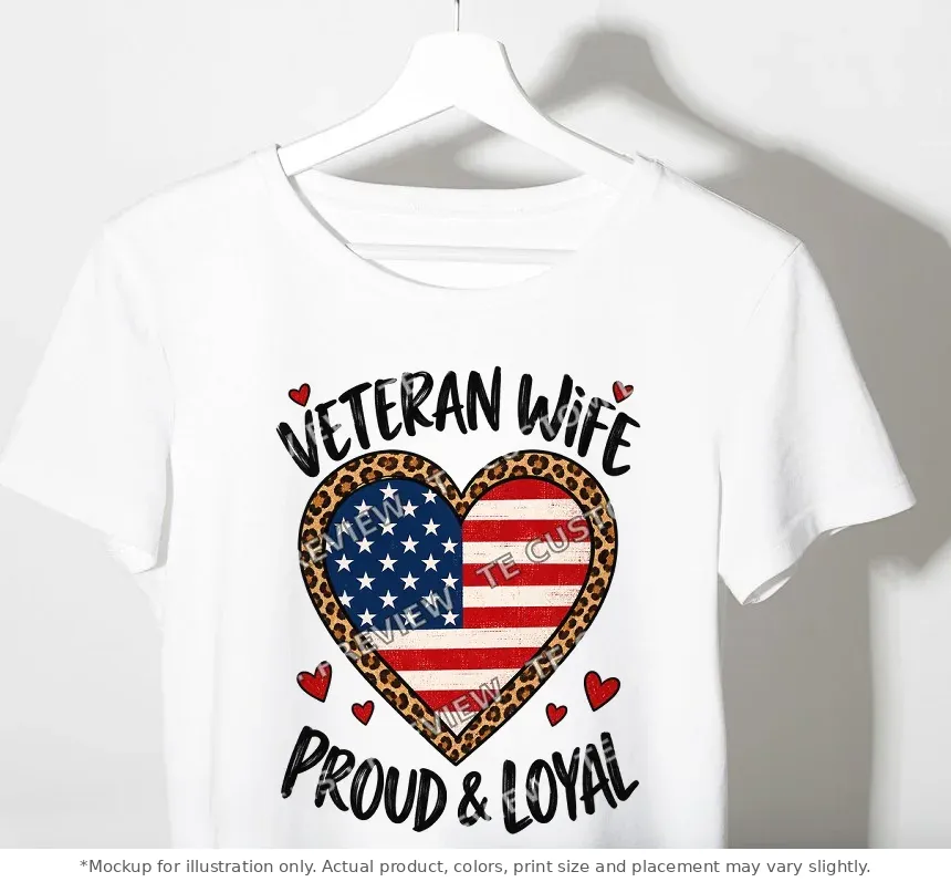 White tee mockup, on a hanger