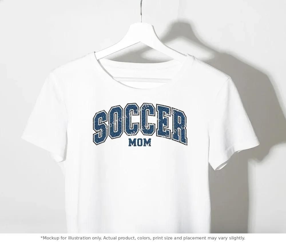 White tee mockup, on a clothes rack