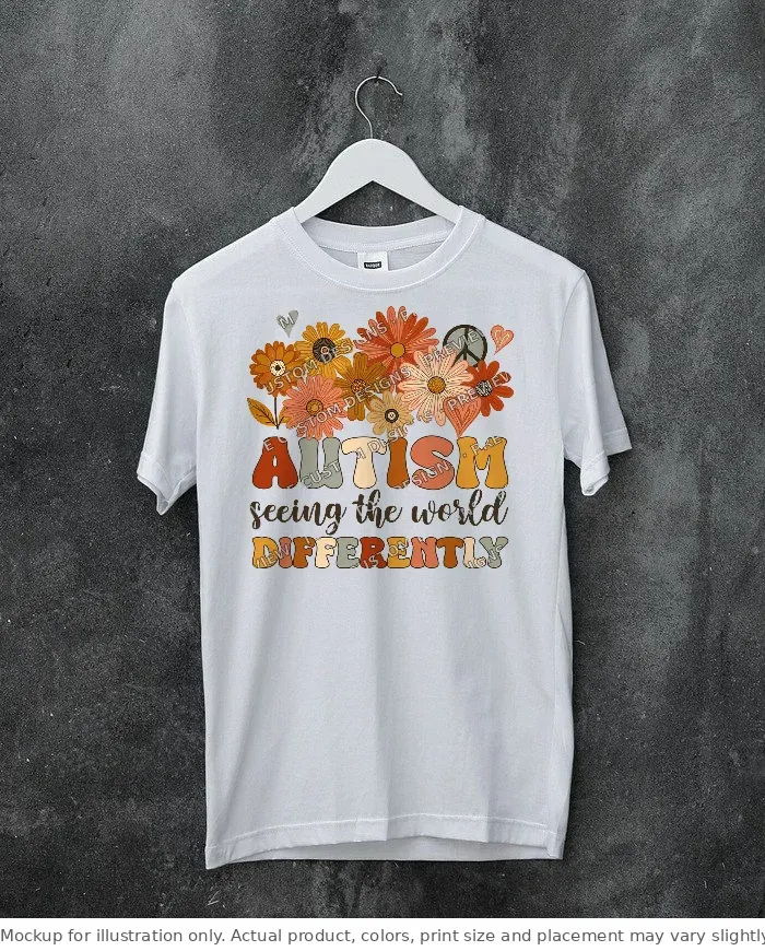 White tee mockup, on a hanger, concrete wall