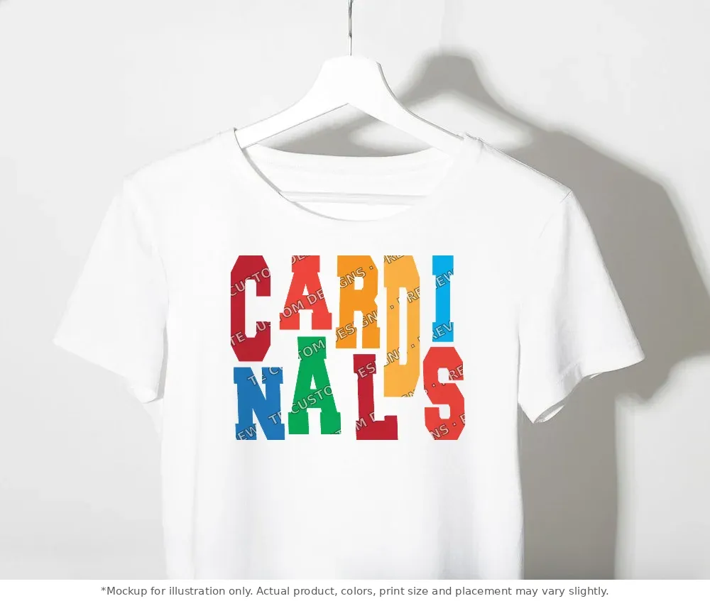White tee mockup, on a clothes rack
