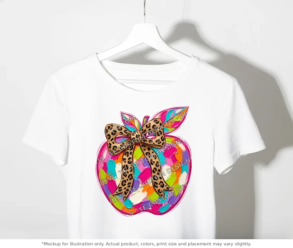 White tee mockup, on a clothes rack