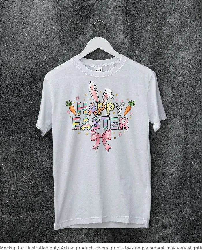 White tee mockup, on a hanger, concrete wall
