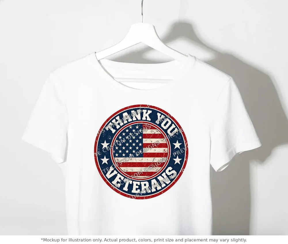 White tee mockup, on a clothes rack