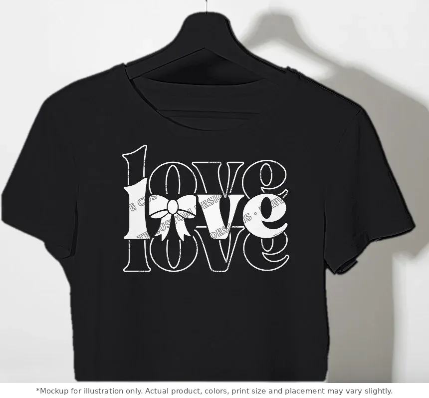 Black tee mockup, on a hanger
