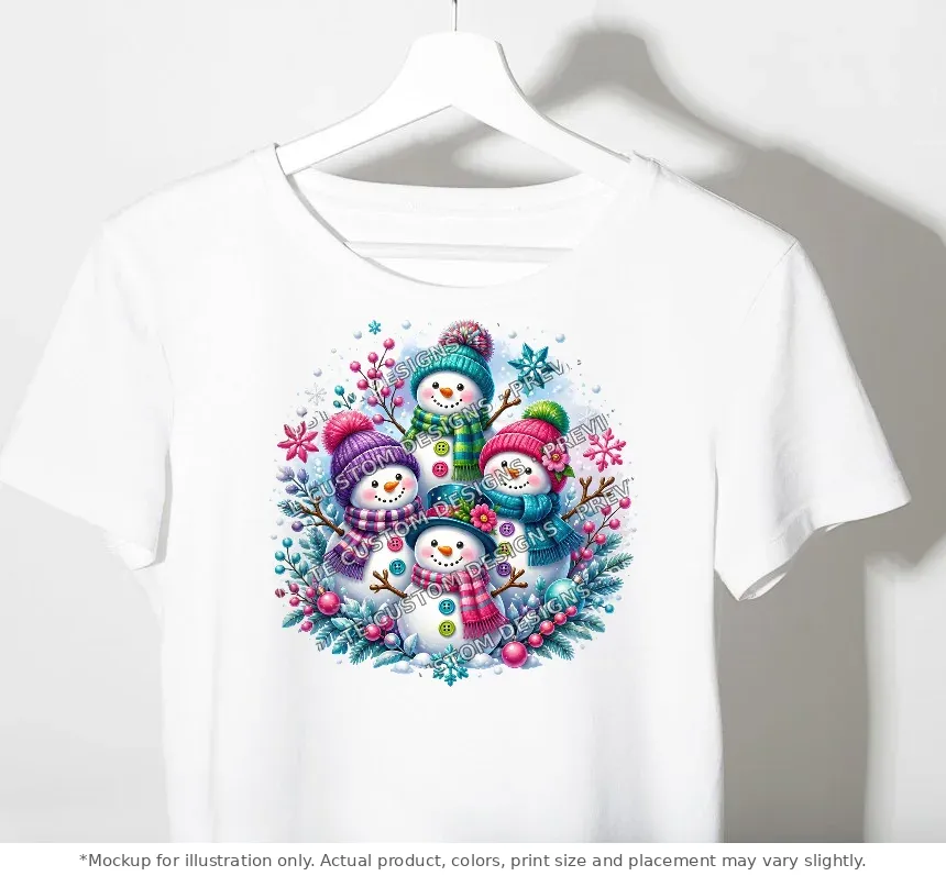 White tee mockup, on a hanger