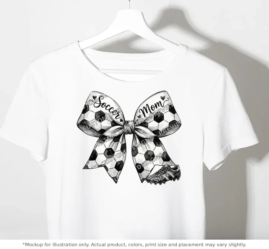 White tee mockup, on a hanger