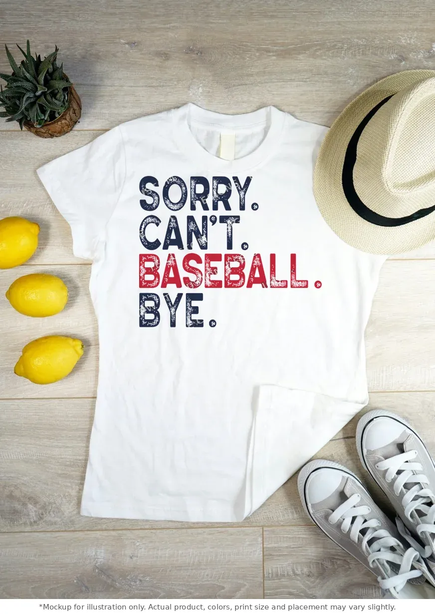 White tee mockup, flat lay on wood