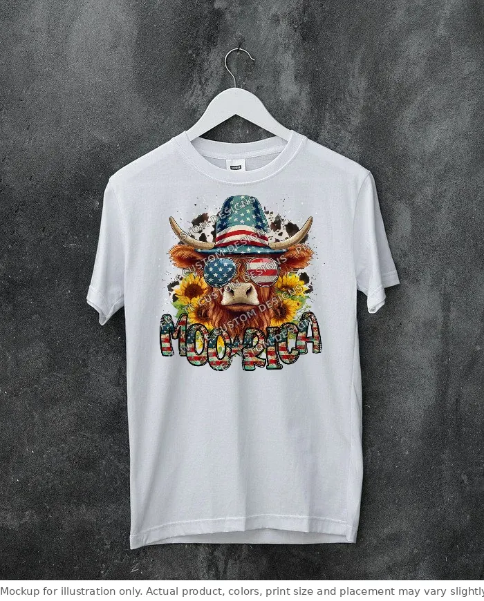 White tee mockup, on a hanger, concrete wall