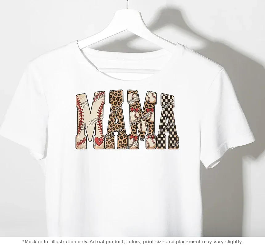 White tee mockup, on a hanger