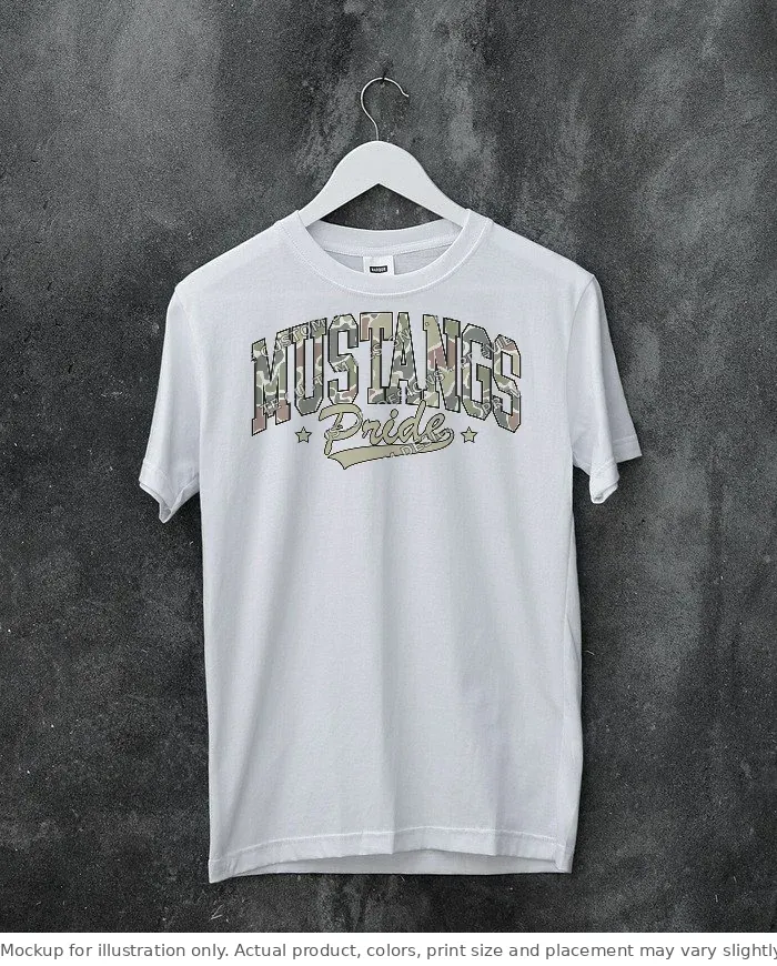 White tee mockup, on a hanger, concrete wall