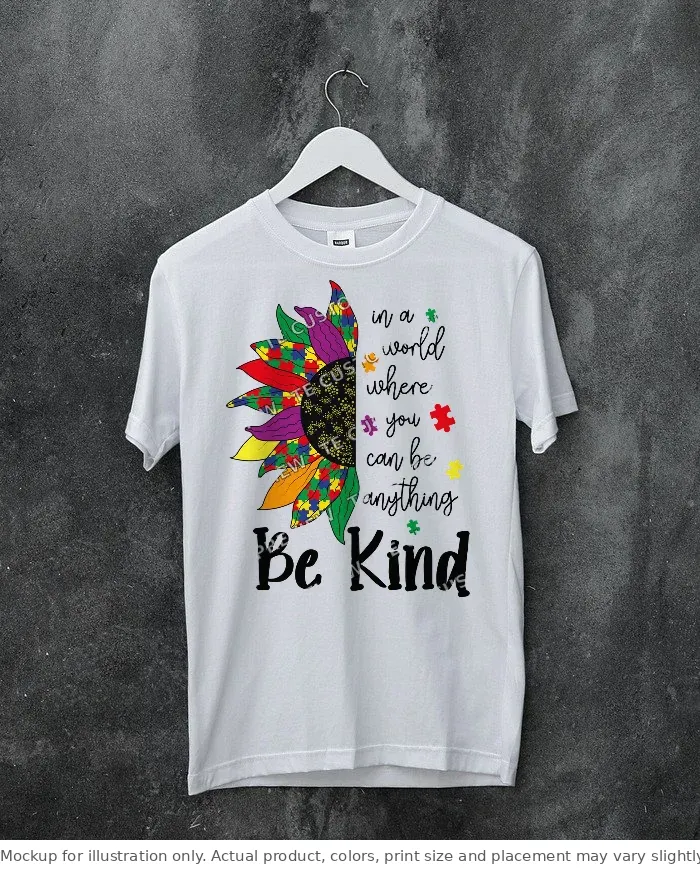 White tee mockup, on a hanger, concrete wall