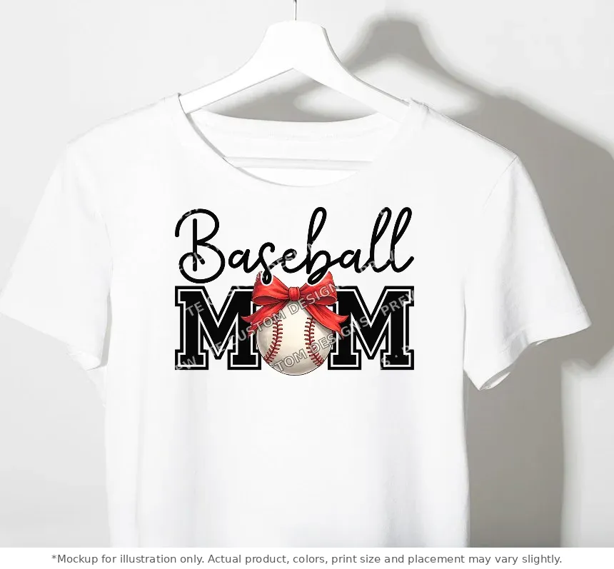 White tee mockup, on a hanger