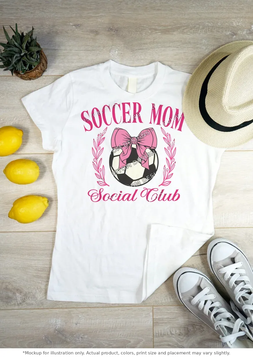White tee mockup, flat lay on wood