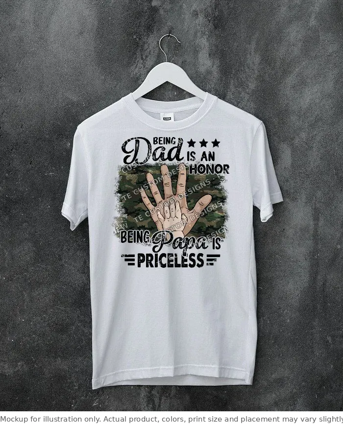 White tee mockup, on a hanger, concrete wall