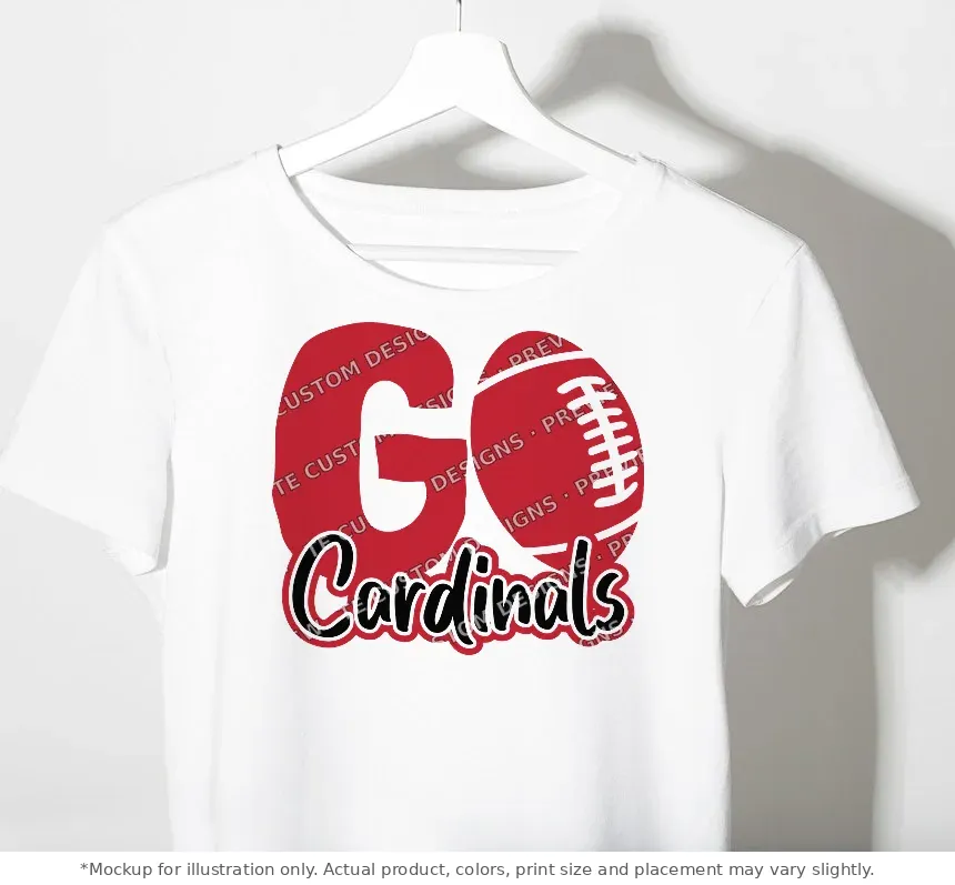 White tee mockup, on a hanger