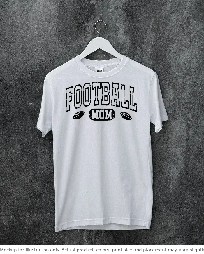 White tee mockup, on a hanger, concrete wall