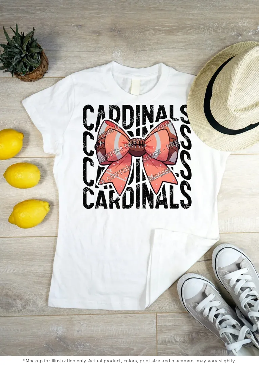 White tee mockup, flat lay on wood