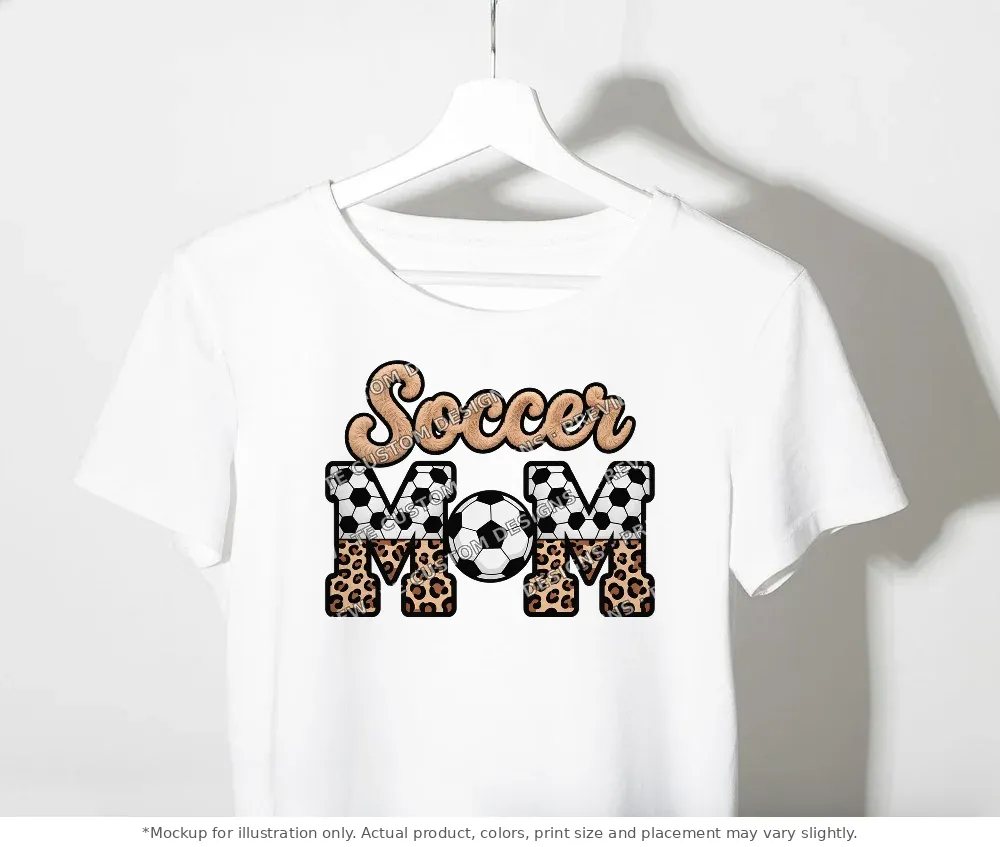 White tee mockup, on a clothes rack
