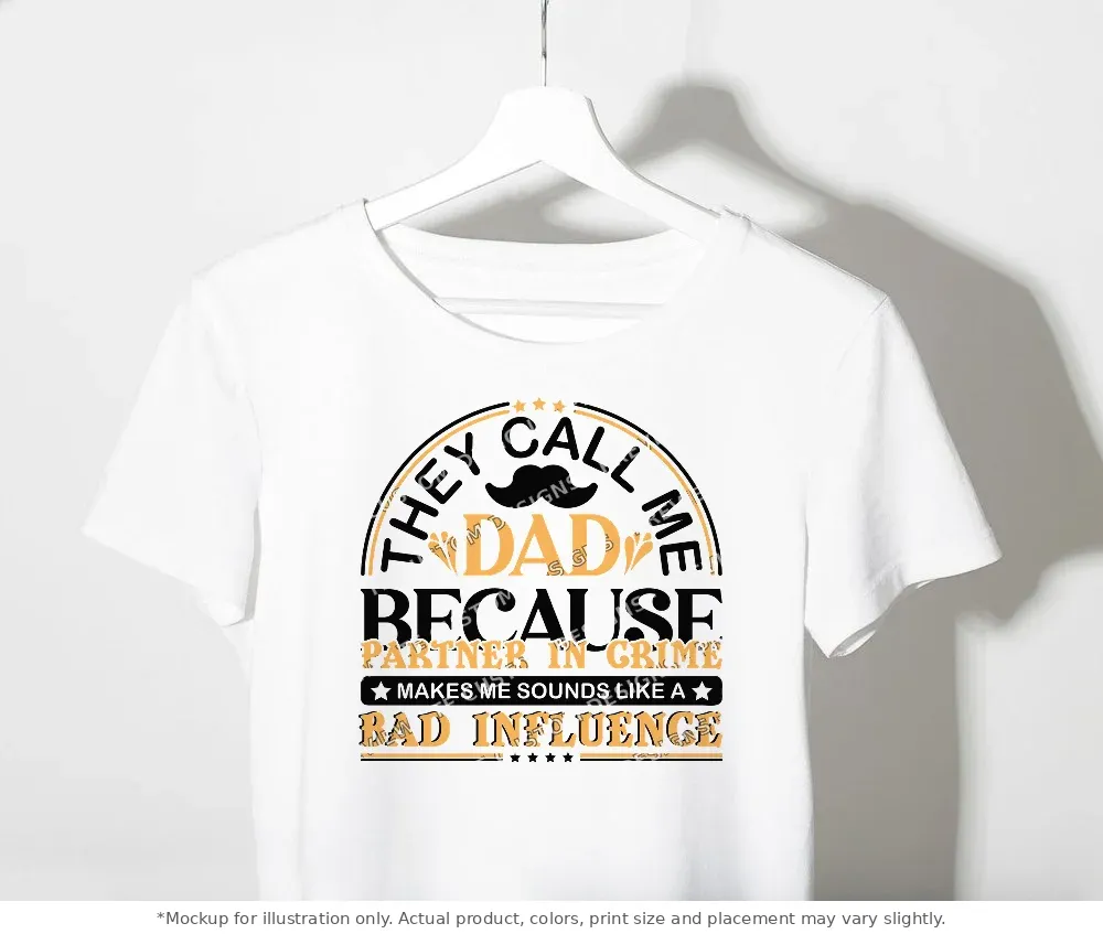 White tee mockup, on a clothes rack