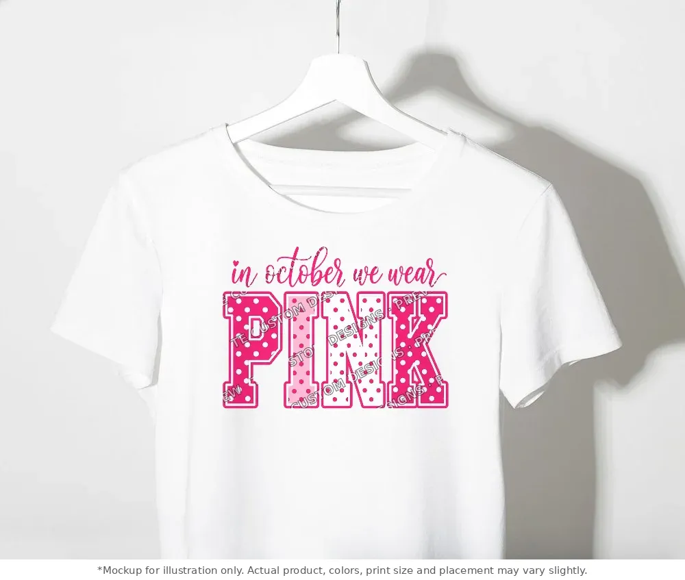 White tee mockup, on a clothes rack